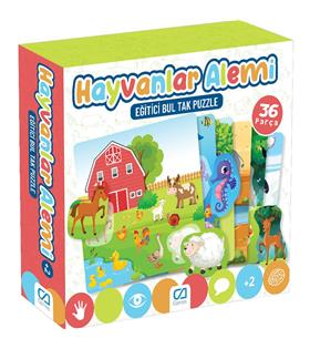 Ca Games Hayvanlar Alemi Bul Tak 36 Parça Puzzle 5146
