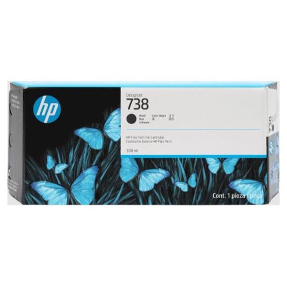 HP 738 Black Siyah 130ML Plotter Kartuşu 498N4A
