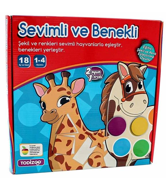 Todizoo Sevimli ve Benekli Eşleştirme Oyunu