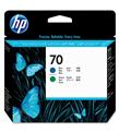 HP 70 Cyan-Green Mavi-Yeşil Baskı Kafası C9408A