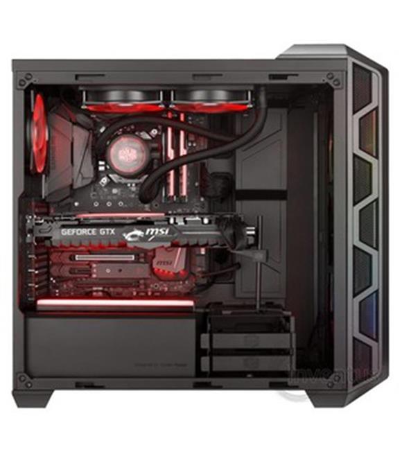 Cooler Master MasterCase H500 Mesh Akrilik Panel Tempered Glass 2x200mm ARGB Led Fanlı MidTower Kas