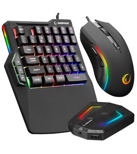 Rampage KM-R92 CHEAT-X USB Mini Klavye+Mouse+Switch Combo Gaming Oyuncu Klavye Mouse Set