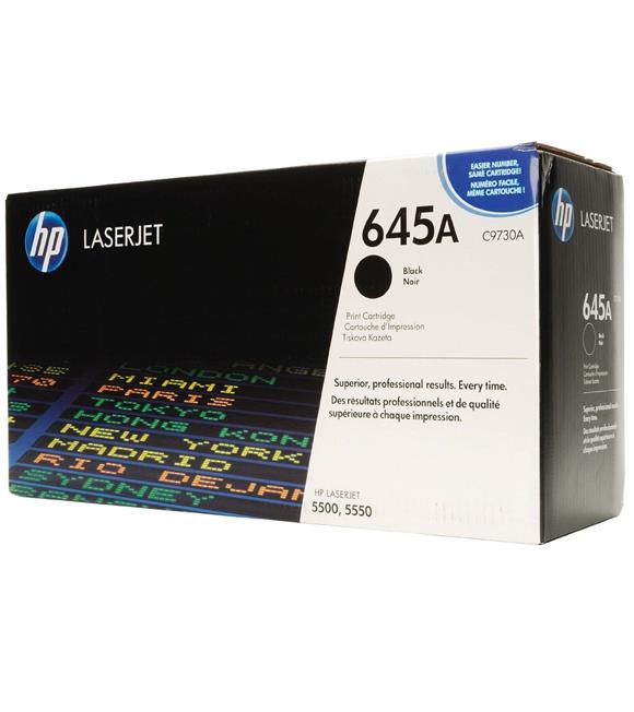 HP 645A Black Siyah 13.000 Sayfa Toner C9730A