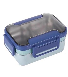 Vagonlife BL20182 1200ml 2 Katlı Turuncu Çelik Saklama Kabı