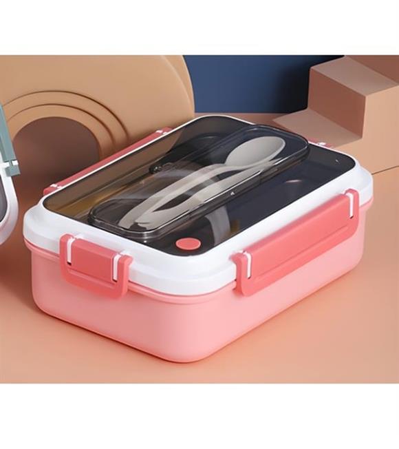 Vagonlife VGN528 1000ml Pembe Çelik Saklama Kabı