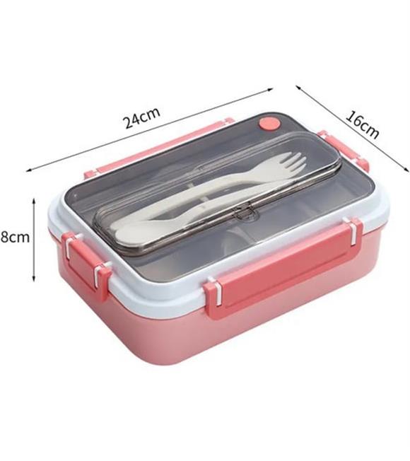 Vagonlife VGN528 1000ml Pembe Çelik Saklama Kabı