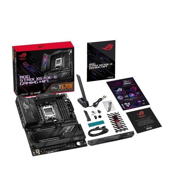 Asus Rog Strix X670E-E Gaming Wifi Amd X670E Am5 6400 Ddr5 Gaming Anakart