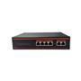 Nova ND1PG0421A 4 Port Poe+ 10-100-1000 Mbps 2 Port 10-100-1000 Uplink 1 Port SFP Switch 78W