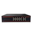 Nova ND1P802ALG 8 Port Poe+ 10-100 Mbps 2 Port 10-100-1000 Mbps Uplink Switch 150W