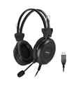 A4 Tech HU-30 Stereo USB Siyah Mikrofonlu Kulaklık