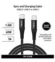 Minix MX-2C60W USB-C to USB-C 150cm Siyah Kablo