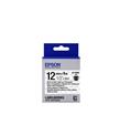 Epson LK-4TBW Güçlü Yapışkanlı Şeffaf Üzeri Siyah 12mm 9Metre Etiket