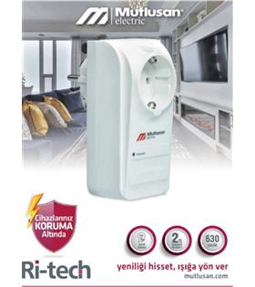 Mutlusan Tekli Şok Korumalı  Priz (001 888 100004 00 00)