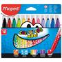 Maped Keçeli Boya Kalemi Maxi 12 Renk 846020