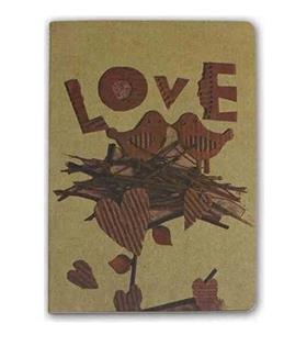 Liz Defter Kraft Kapak Ivory Kareli 50 YP A5 KFA5K