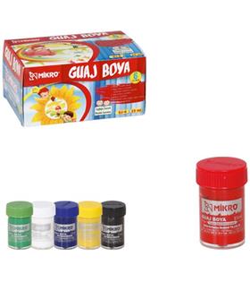 Mikro Guaj Boya Şişe 6 Renk 15 ML GJ-06