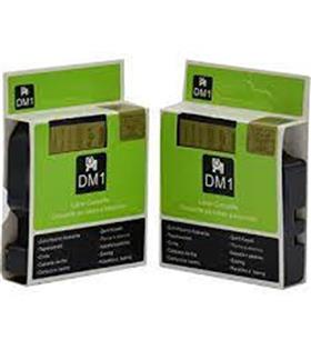 Dymo D1 Yedek Şerit 12mmX 7 Metre Siyah-Altın 45023