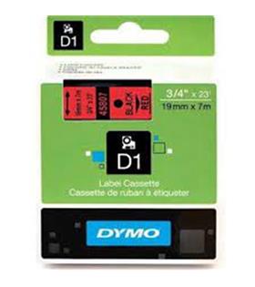 DYMO S0720870 D1 Yedek Şerit, 19 mm x 7 mt, Kırmızı - Siyah (45807)