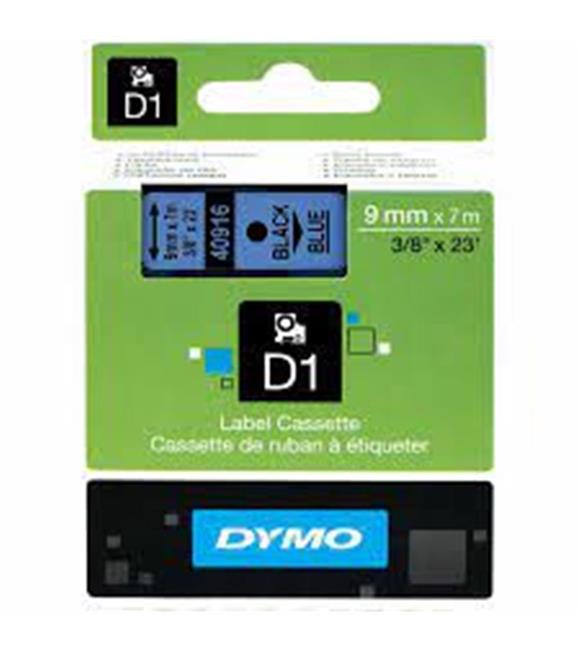 DYMO S0720710 D1 Yedek Şerit 9 mmx7mt Mavi-Siyah 40916