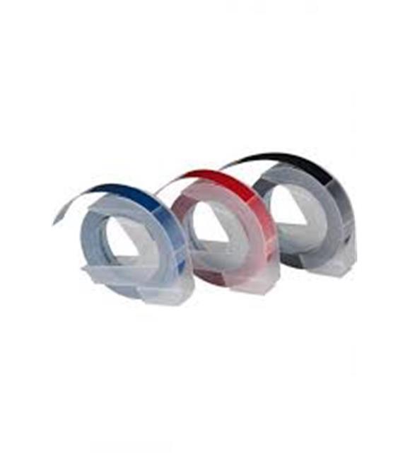 DYMO S0847750 Kabartma Şerit, 9 mmx3 mt 3 lü Bls K-S-M