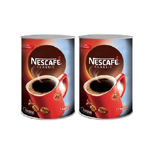 Nestle Nescafe Classic Hazır Kahve 1 Kg Teneke X 2 Adet Çay Ve Kahve Fırsatları