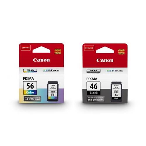 Canon PG-46 CL-56 Siyah+Renkli Kartuş Seti 2li Paket Yazıcı Ve Sarf Malzemeleri
