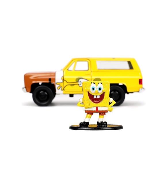simba Jada Sponge Bob Figur Ve 1979 Chevrolet K5 Blazer