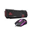 Hytech HYK-46 COMBO Siyah USB Kırmızı Tuşlu Q Gaming Oyuncu Klavye +mouse set