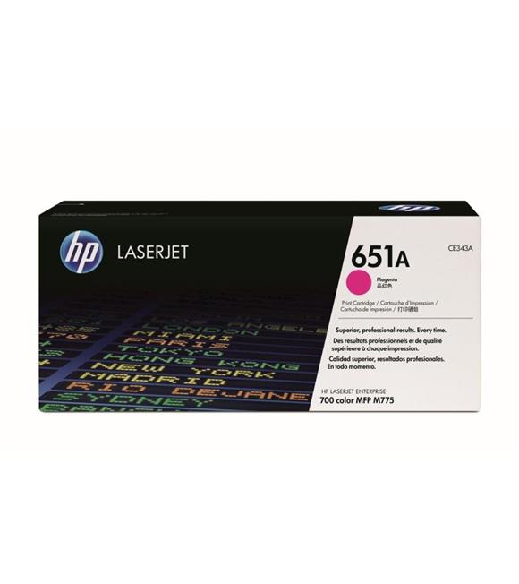 HP 651A Magenta Kırmızı 16.000 Sayfa Toner CE343A