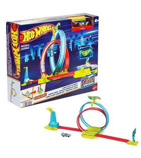 Hot Wheels Neon Yarışlar Çifte Çemberde Yarış Seti MTL-HPC05