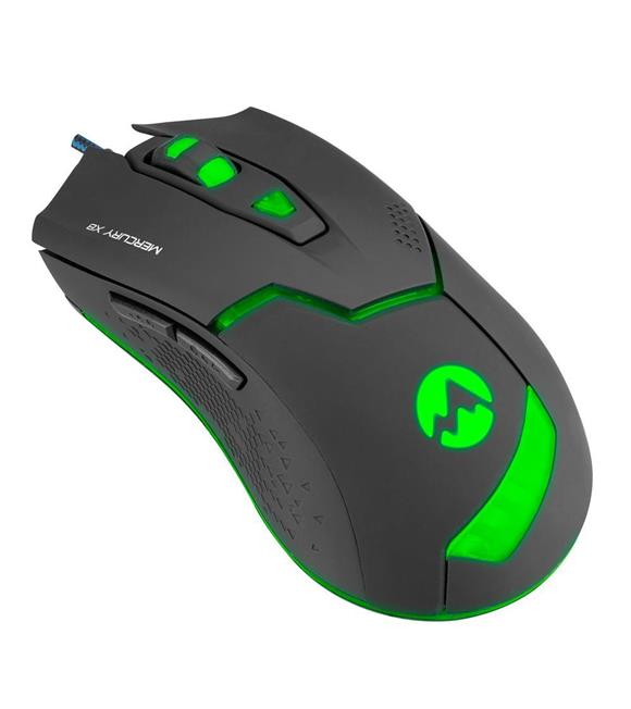 Everest Mercury X8 3200 DPı Usb Siyah 6D Optik Oyun Mouse (1,8mt Örgülü Kablo Uzunluğu)