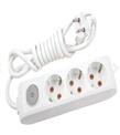 Viko Multi-Let VM33ANH 3lü 3mt Topraklı Anahtarlı Grup Priz 90117303