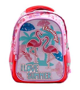 Muggle Okul Çantası Flamingo Rose Mu-7211