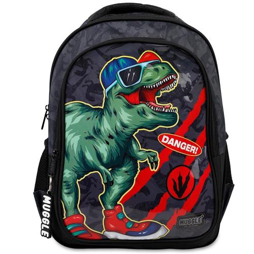 Muggle Okul Çantası Danger Dino Siyah Mu-9222 Okula Dönüş 2026 — Çanta, Defter, Kalem Ve Matara İndirimleri