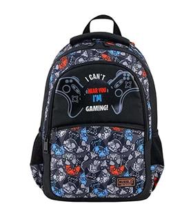 Muggle Okul Çantası Game Over Siyah Mu-9383