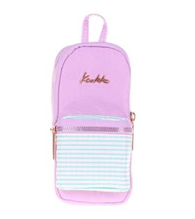 Kaukko Kalem Çantası Soft Floral Junıor Bag Vıolet K2441