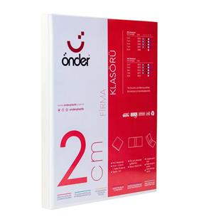Önder Sunum Klasörü 2 Halkalı 20 MM A4 Beyaz 2002-5