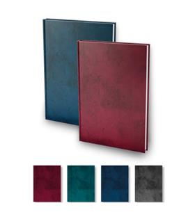 Elma Sert Kapak Defter Mermer Desen Ciltli 20x28 160 YP Çizgili