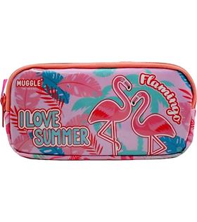 Muggle Kalem Çantası Flamingo Rose Mu-7273