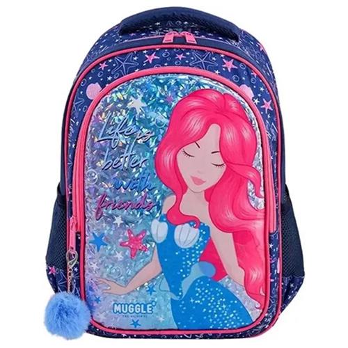 Muggle Okul Çantası Marmaid Lacivert Mu-8836 Okula Dönüş 2026 — Çanta, Defter, Kalem Ve Matara İndirimleri