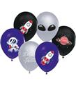 Balonevi Balon 4+1 Kozmik Galaksi Baskılı 12
