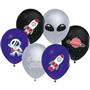 Balonevi Balon 4+1 Kozmik Galaksi Baskılı 12