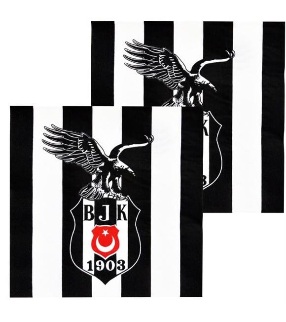 Balonevi Beşiktaş Lisanslı Kağıt Peçete 33x33 Cm 16 Ad