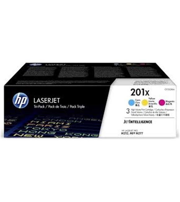 HP 201X Mavi-Kırmızı-Sarı 3lü Takım Toner CF253XM CF401X-CF402X-CF403X