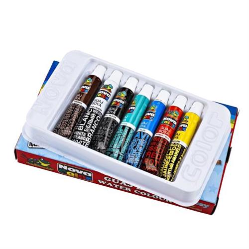 Nova Color Guaj Boya Tüp 7 Lİ NC-101 Okula Dönüş Kampanyası Boya Gereçleri