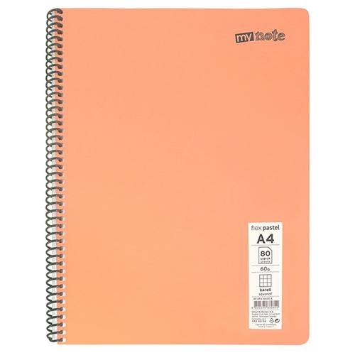 Mynote Defter Flex Pastel A4 120 YP Çizgili Okula Dönüş Kampanyası Defterler
