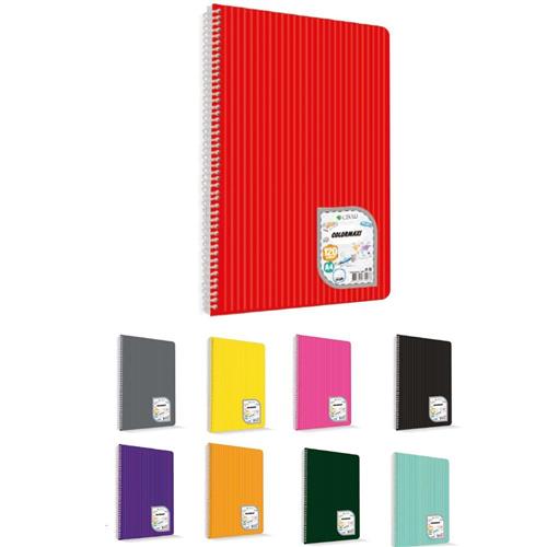 Uni Note Çınar Colormaxi Spiralli Defter Plastik Kapak Kareli 96 YP A4 96/4 73005 Okula Dönüş Kampanyası Defterler