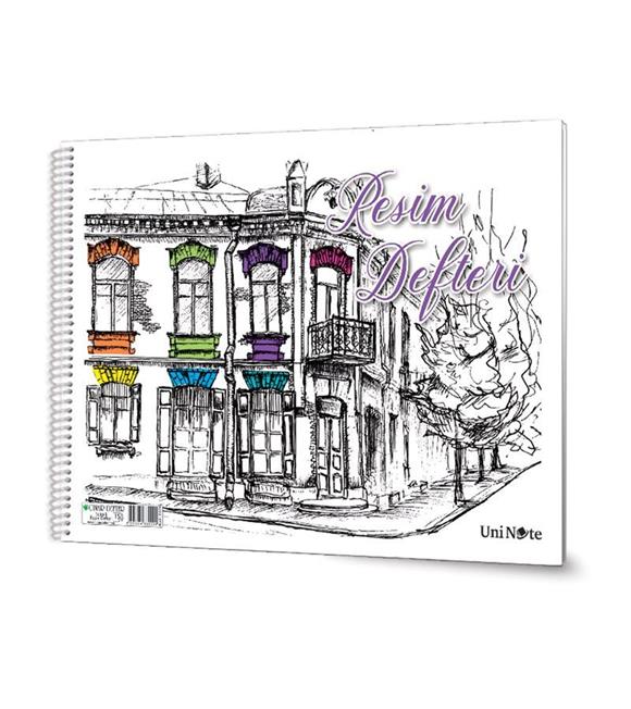 Çınar Resim Defteri Spiralli 15 YP 17x24 33002