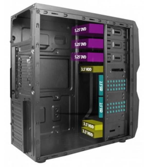 VENTO 650W 80 plus TA-K61 ATX PC KASASI