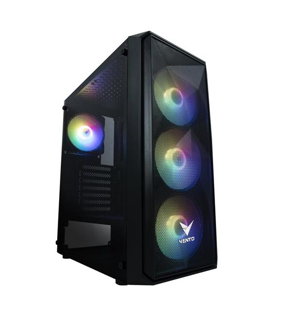 VENTO 650W 80 Plus VG10F RGB Fan ATX Gaming Kasa